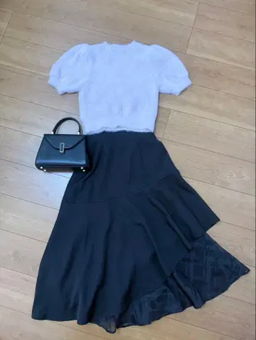 새상품 3세트 니트 & 플레어 스커트 & 백 (검색: 셀포드, 하립투)