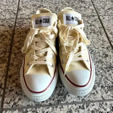 ALL STAR 로우컷 스니커즈 크림 23.0