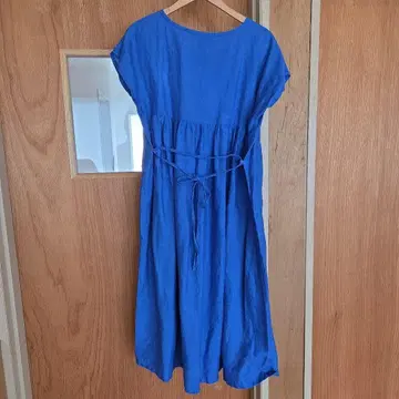 soramoyo 소라모요 미야코지마 린넨 원피스 블루