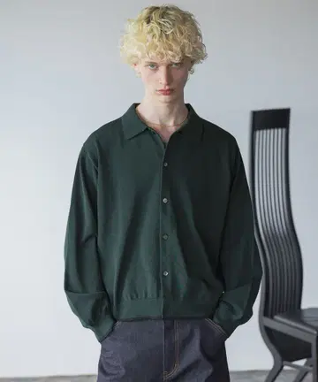 HARE 하레 하이 픽셀 니트 셔츠