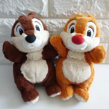 컨디션 최상 디즈니 리조트 칩 데일 퍼펫 봉제 인형