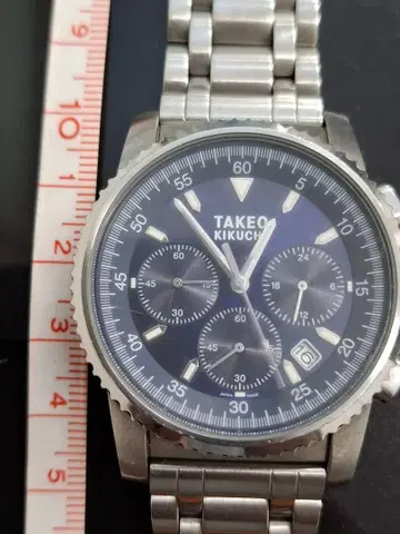 TAKEO KIKUCHI 크로노그래프 손목시계