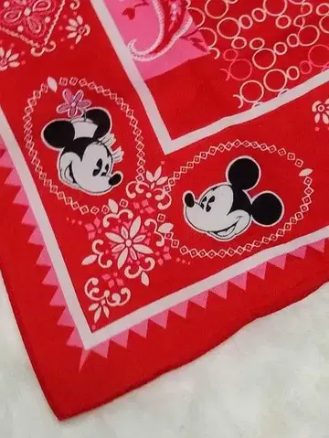 [레어] 디즈니 미키 미니 구하기 어려움 레트로 헤이세이 반다나