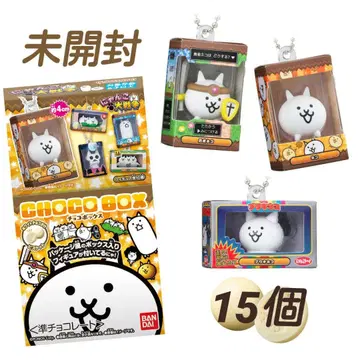 [ 미개봉 ] 냥코 대전쟁 초코 박스 피규어 컬렉션 15개
