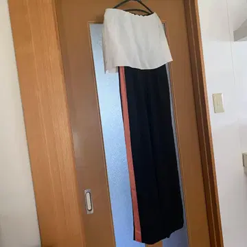 DIANE von FURSTENBERG 바이컬러 베어탑 점프수트 0