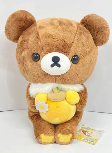 산엑스 리락쿠마 카페 in 꿀의 숲 차이로이코구마(꿀)/봉제 인형