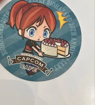 바이오하자드 클레어 코스터 캡콤 캡콤 카페