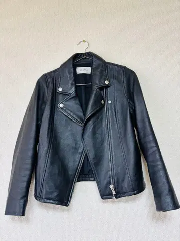 FRAY I.D 양가죽 가죽 자켓 라이더 자켓 0