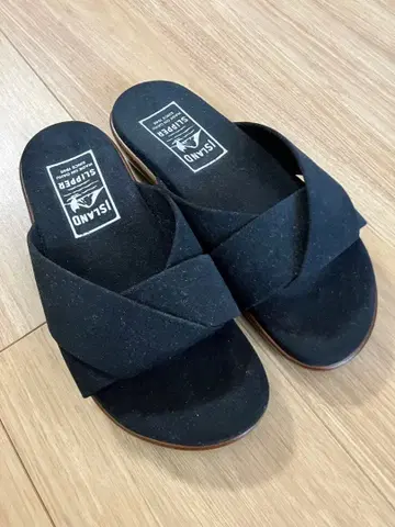 신상 ISLAND SLIPPER 블랙 샌들 6