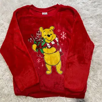 Disney 디즈니 곰돌이 푸 크리스마스 복슬복슬 풀오버 US 구제 의류
