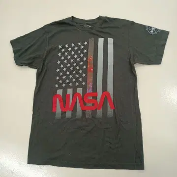 NASA 미국 국기 T셔츠 M 사이즈