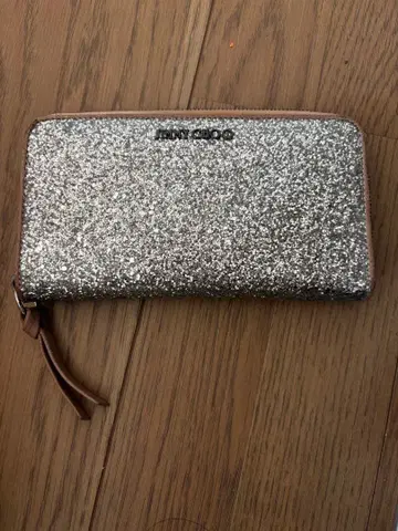 JIMMY CHOO 실버 장지갑 지미추 케이트 스페이드