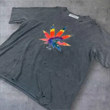 [ archive ] y2k 그런지 데미지 페이드 티셔츠