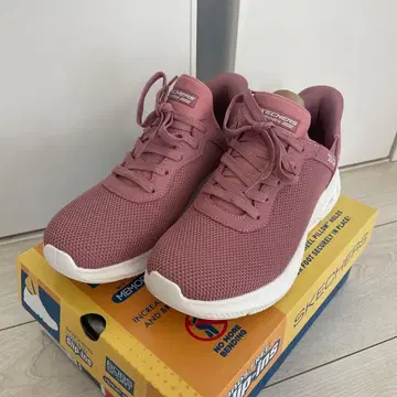 SKECHERS BOBS SLIP-INS 핑크 스니커즈 스케쳐스