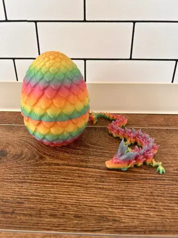Dragon Egg 서프라이즈 에그 토이 레인보우