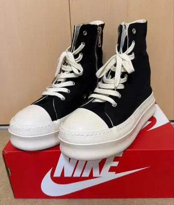 릭 스타일 Rick 라몬스 하이컷 스니커즈 통굽