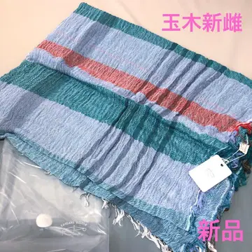 [새상품] tamaki niime BIG 숄 코튼 100% 타마키 니이메