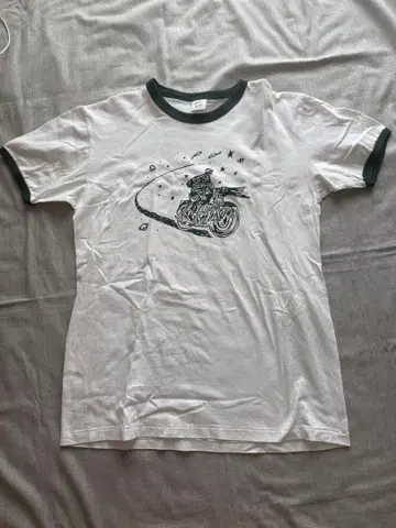 cross&stitch 바이크 그래픽 티셔츠