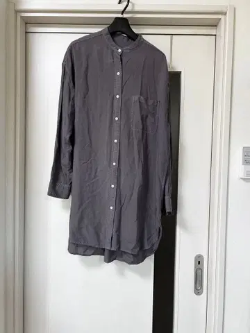 저널 스탠다드 레리움 리오셀 밴드 카라 롱 셔츠