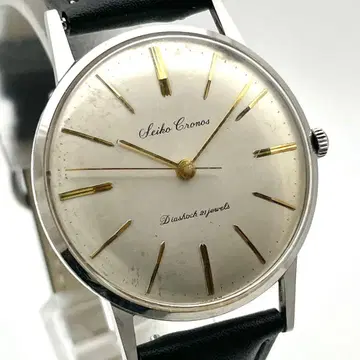 [ 작동 ] SEIKO 수동 와인딩 시계 크로노스 골드 남성용 새상품급