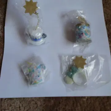 디즈니씨 20주년 미니어처 캡슐 토이 4개 세트