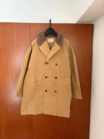 nest Robe 코튼 마포 옷깃 보아 코트