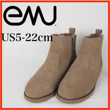 G2481*새상품*EMU 숏부츠*US5-22cm*방수*브라운 계열