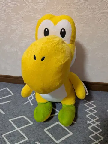 슈퍼 마리오 빅 사이즈 봉제 인형 요시 옐로우 컬러