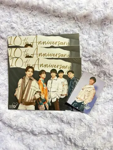 Da-iCE 10th Anniversary 엽서 3장 + 카드 1장