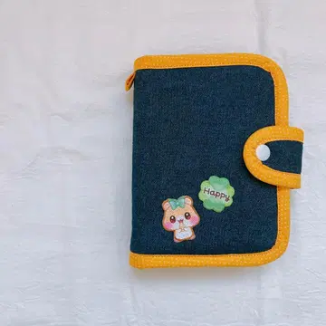 753. 씰북 커버 (바인더 포함) 데님 x 햄스터와 클로버