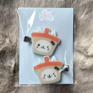 NCT WISH YUSHI 유우시 헤어 클립 버블냥