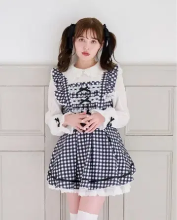 LIZLISA 리즈리사 깅엄 트위드 셋업