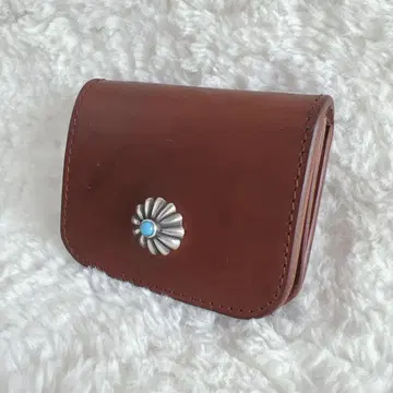 [레어/완판템] 래리 스미스 터콰이즈 쉘 콤프 브라운 코인 케이스