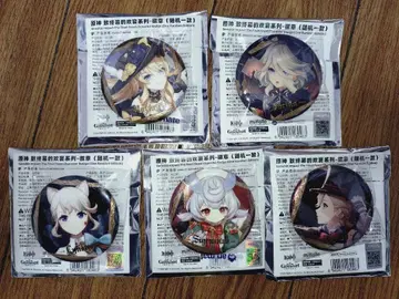 원신 폰타인 연회 캔 배지 5개 세트