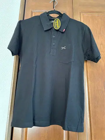 Vanson Leathers 블랙 피케 셔츠