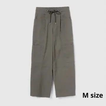 searoomlynn 포켓 워크 wash 볼륨 팬츠, M, 그레이지