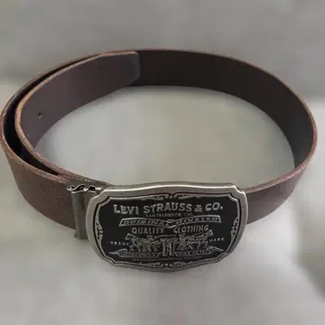 [ 리바이스 ] Levi's 다크 브라운 가죽 벨트