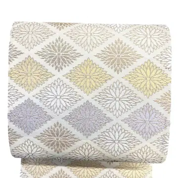 미착용 후쿠로 오비 국화꽃 무늬 하나비시 기모노 오비 055k p