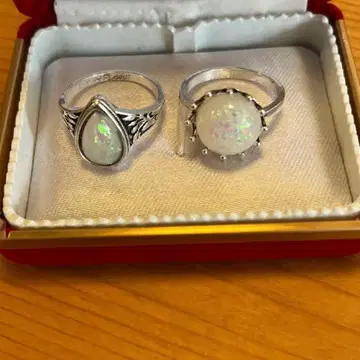 쇼와 초기 레트로 반지 2개 세트