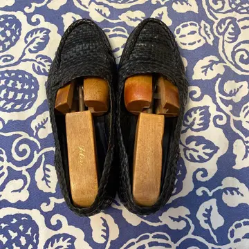COLEHAAN 콜한 뜨개질 남성용 로퍼 블랙 25.5cm