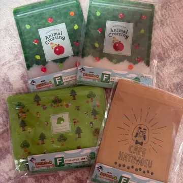 동물의 숲 1번 복권 F상 지퍼 백