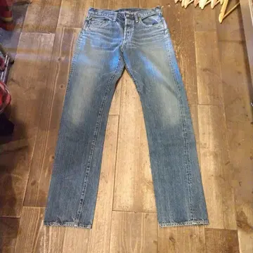 DENIME 스트레이트 데님 라이트 블루