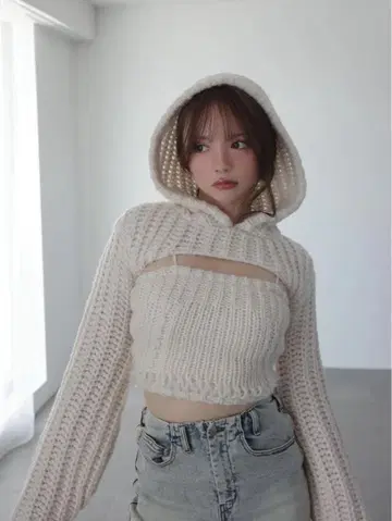 [ ANDMARY ] Leo 후드 니트 세트 정품