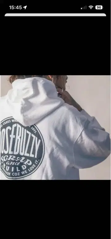 GOOSE BUZZY (구스버지) 맨투맨 셋업 화이트 L 완판템