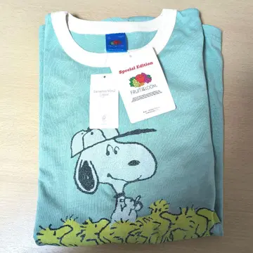 스누피 T셔츠 연두색 여성용 프리 사이즈