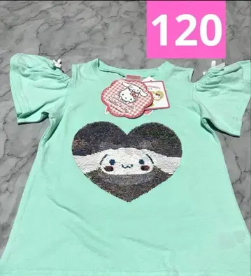 산리오 키티 스팽글 시나모롤 반팔 시마무라 120cm