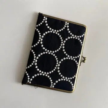 미나 페르호넨 가마구치 멀티 케이스 핸드메이드 탬버린 네이비