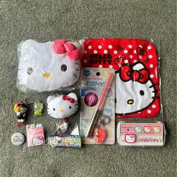 Hello Kitty 헬로키티 굿즈 세트 산리오 레트로 당시 물건