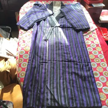 기모노 빈티지 원단 리메이크 소재 면 함유 목화 솜 누비 겉옷