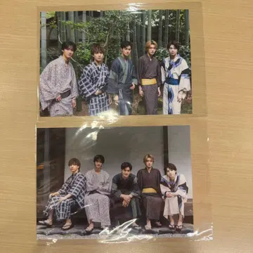 M!LK 집합 2L판 유카타 사진 세트 CD 특전 2장 세트